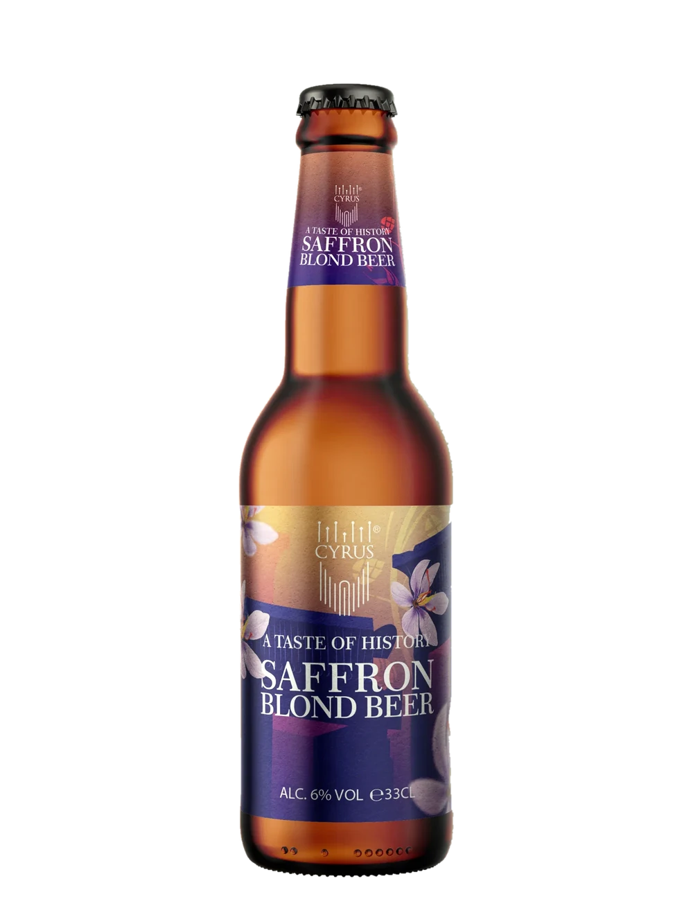 Cyrus Saffron Blond Beer bottle