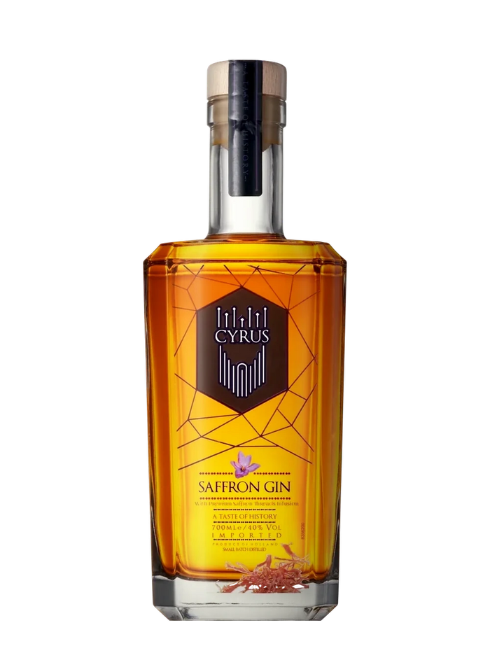 Cyrus Saffron Gin bottle